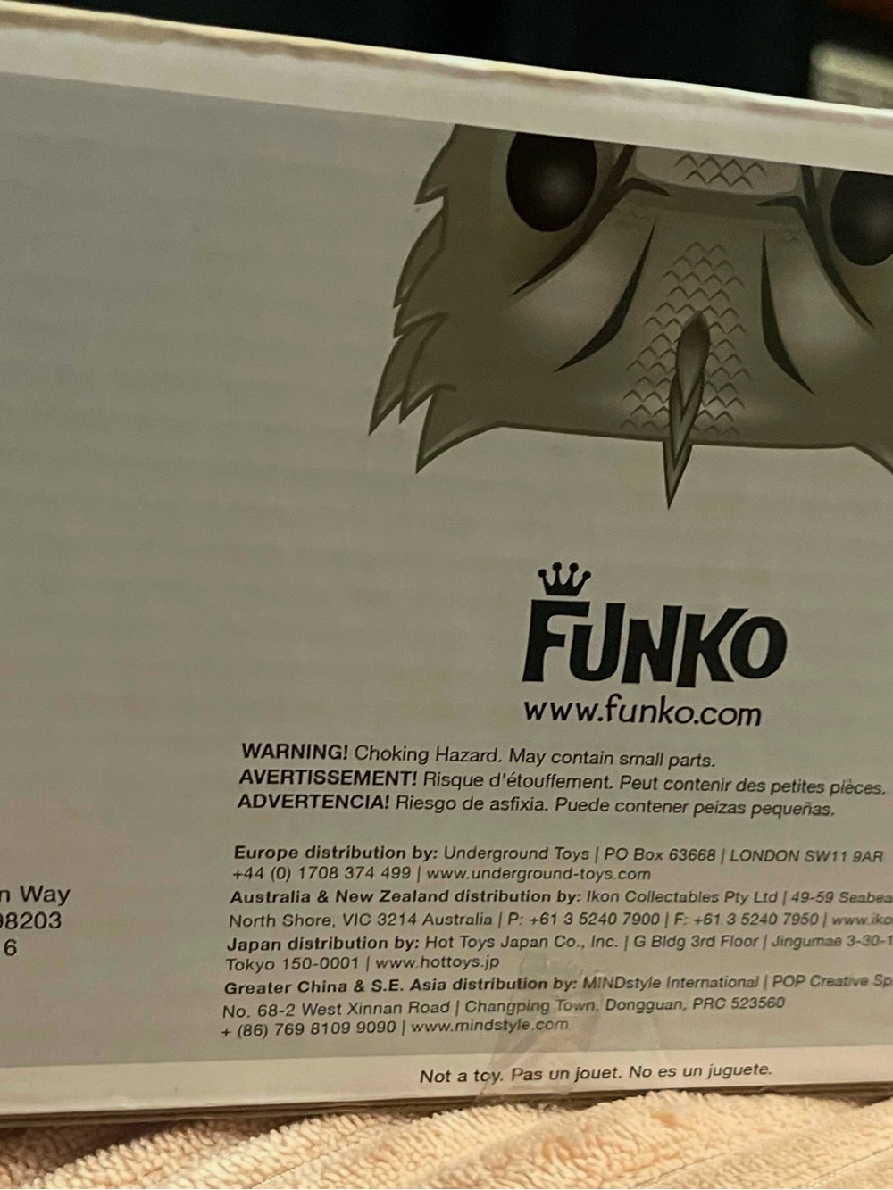 Funko Game of Thrones Metallic Teal and Gold Drogon Vinyl Figure - Picture 7 of 7